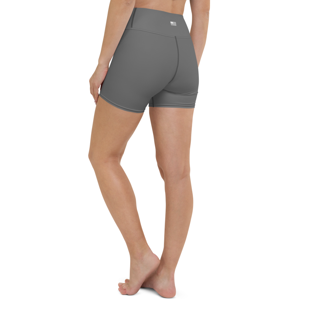 2Bdiscontinued. women's yoga shorts drkgry