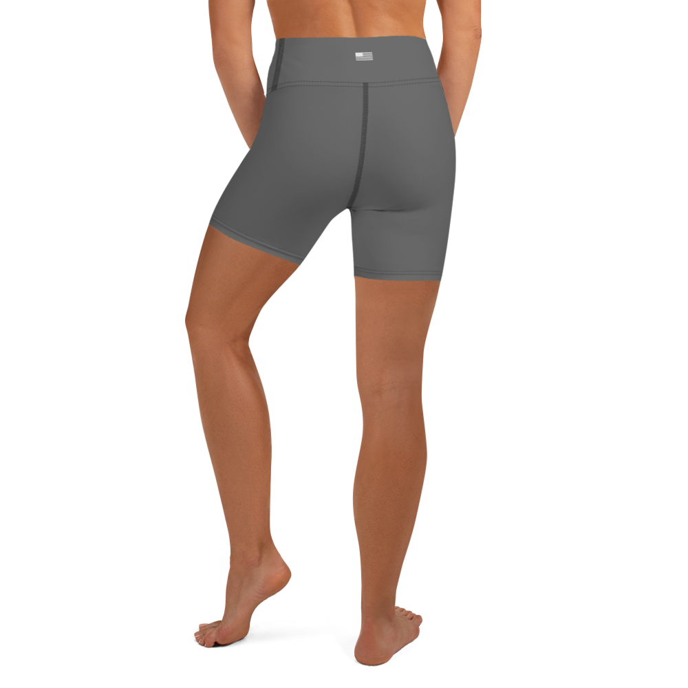 2Bdiscontinued. women's yoga shorts drkgry