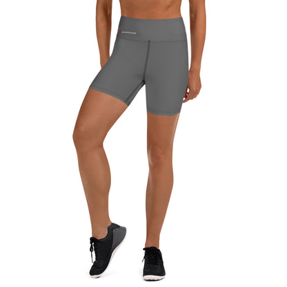 2Bdiscontinued. women's yoga shorts drkgry