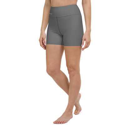 2Bdiscontinued. women's yoga shorts drkgry