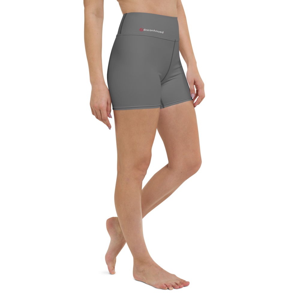 2Bdiscontinued. women's yoga shorts drkgry