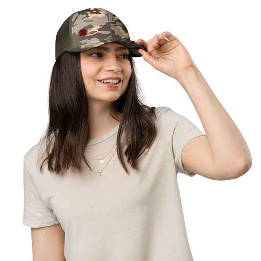 2Bdiscontinued. camouflage trucker hat