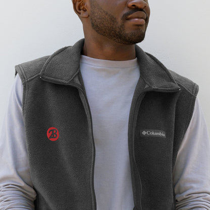 2Bdiscontinued. unisex columbia fleece vest