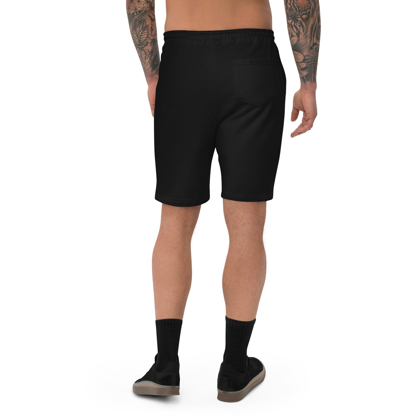 2Bdiscontinued. men's cotton fleece shorts blk