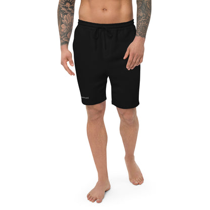 2Bdiscontinued. men's cotton fleece shorts blk