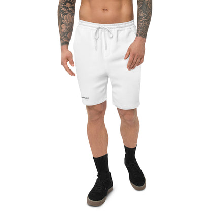 2Bdiscontinued.men's cotton fleece embroidered shorts