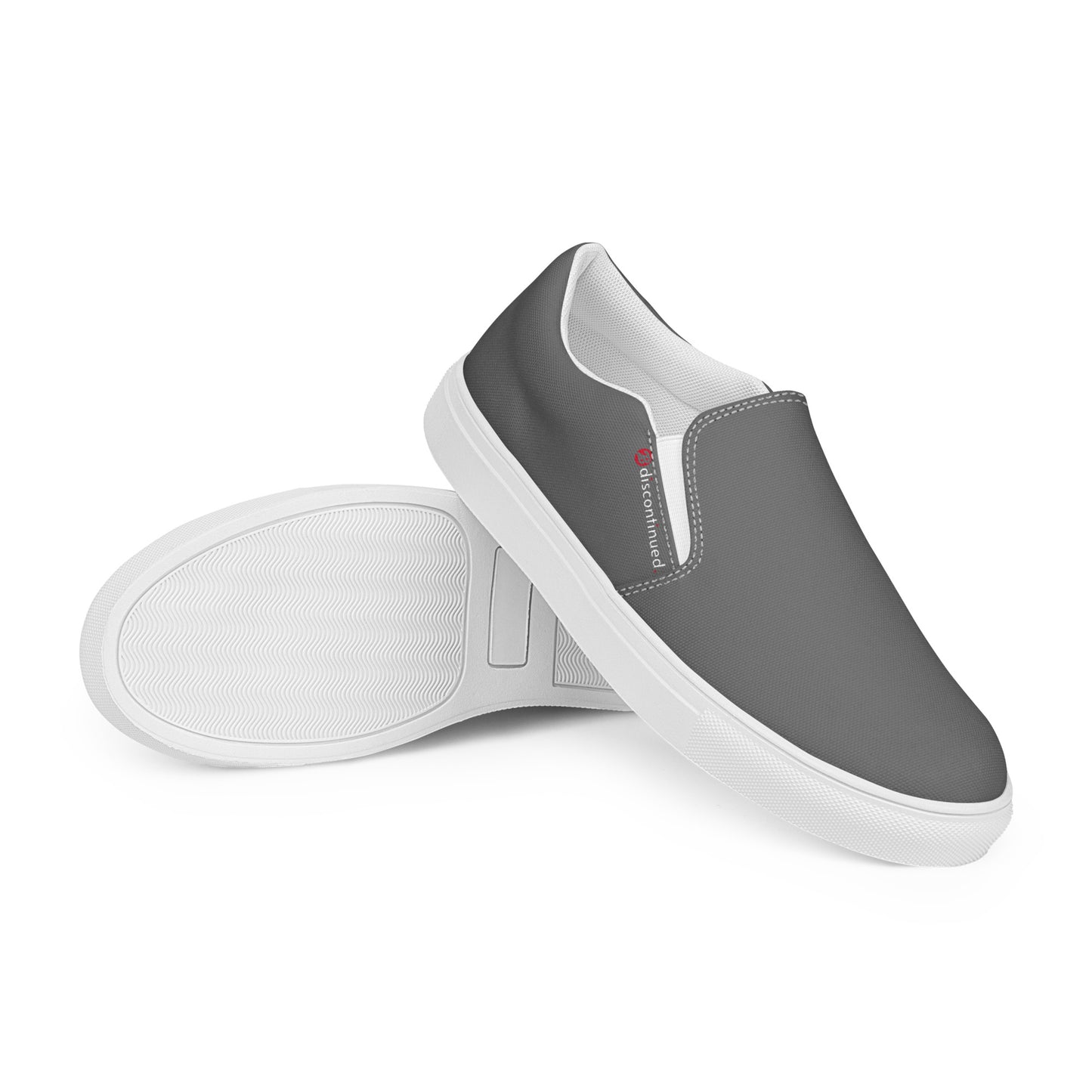 2Bdiscontinued. men’s slip-on canvas shoes gry