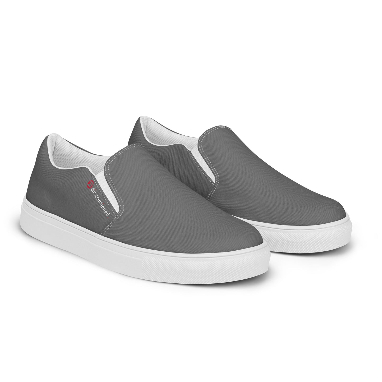 2Bdiscontinued. men’s slip-on canvas shoes gry