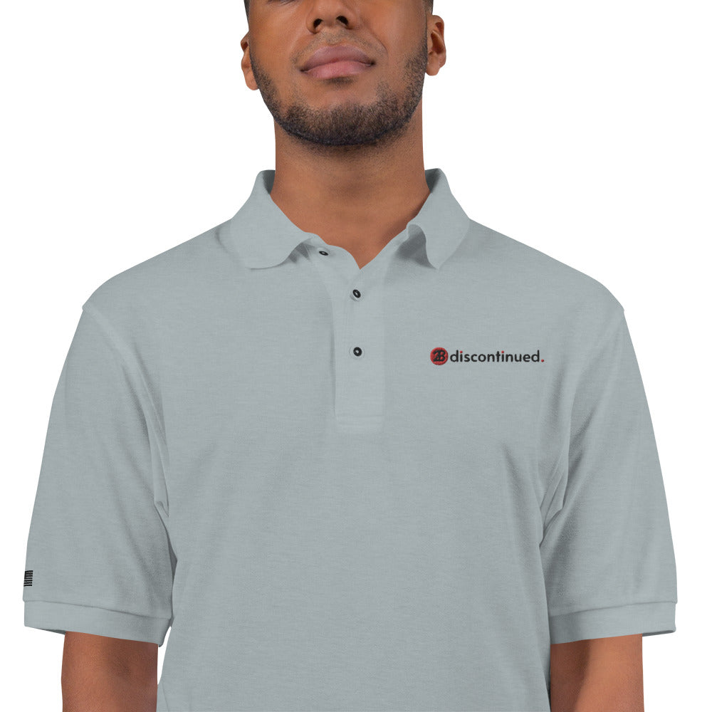 2Bdiscontinued. men's premium polo