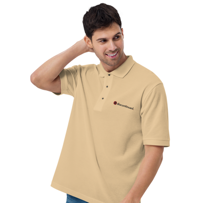 2Bdiscontinued. men's premium polo