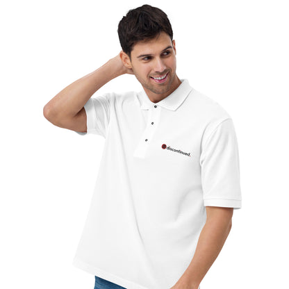 2Bdiscontinued. men's premium polo