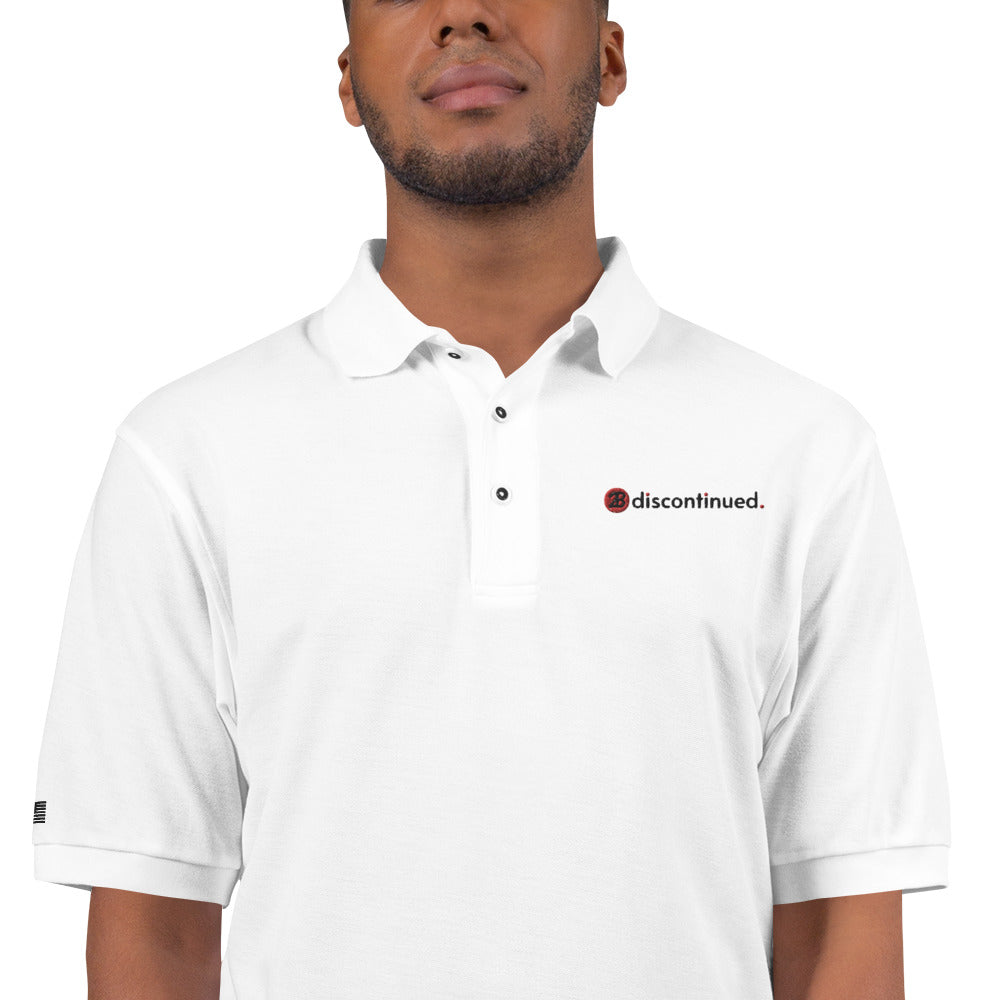 2Bdiscontinued. men's premium polo