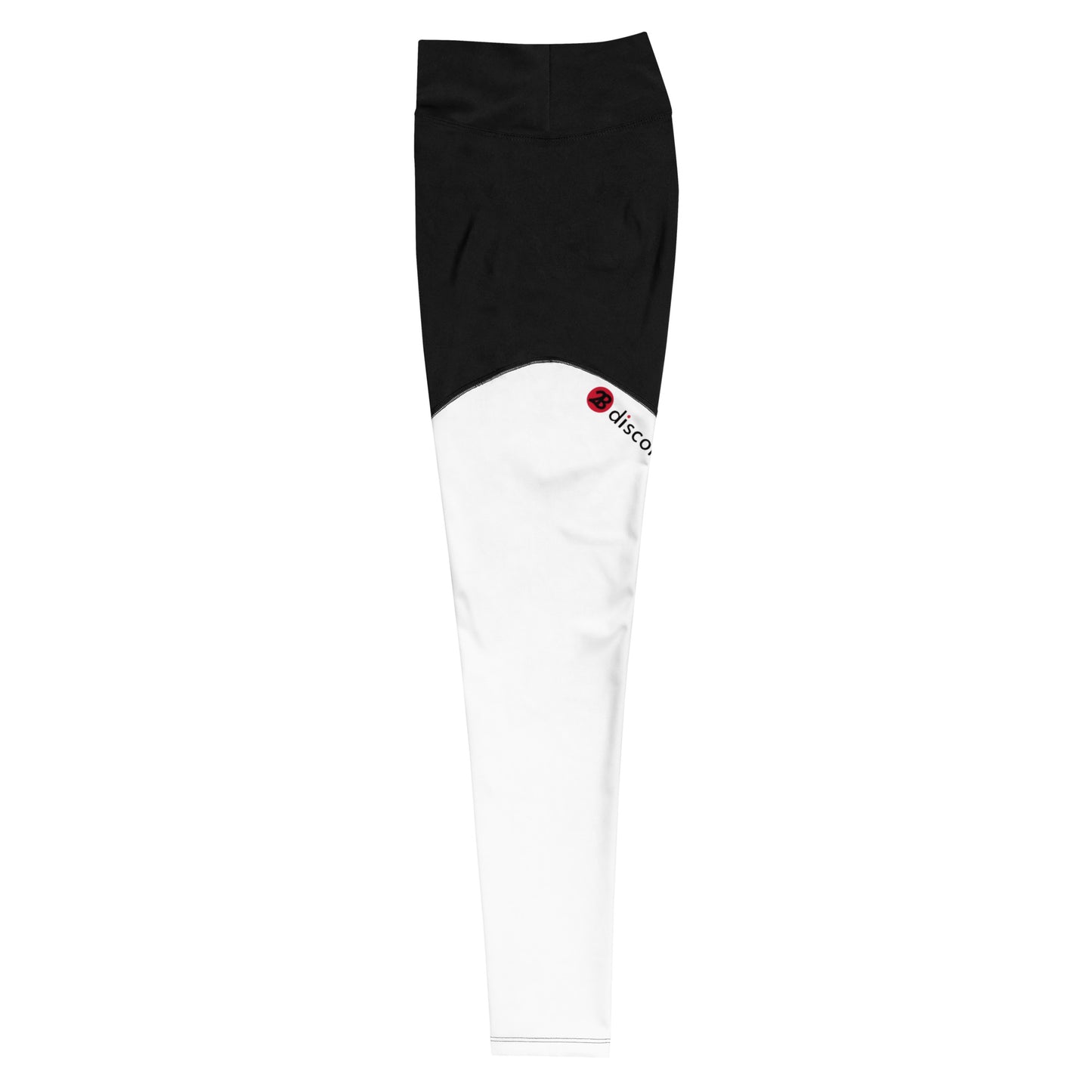 2Bdiscontinued. women's sports leggings blkwht