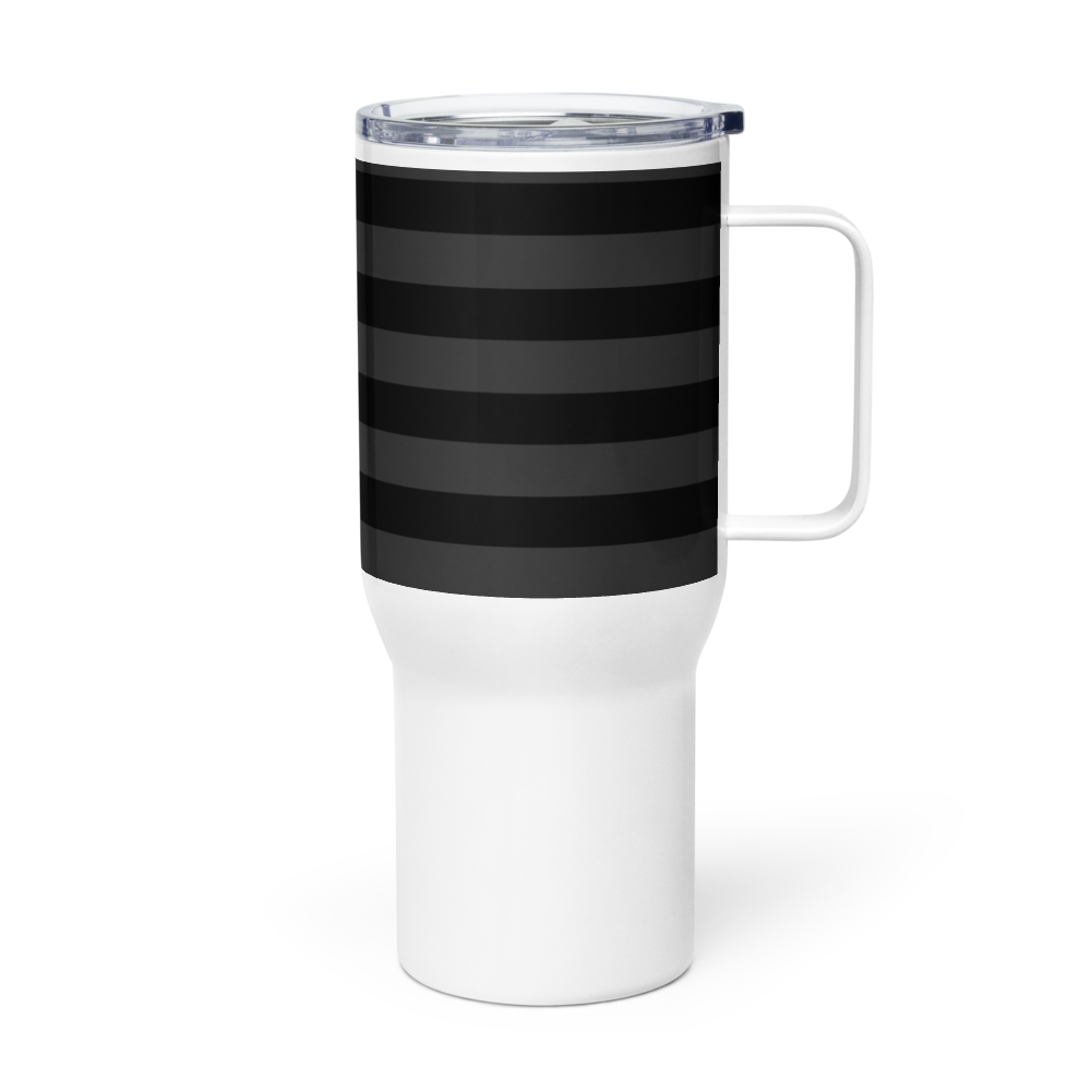 2Bdiscontinued. travel mug with a handle blkflg