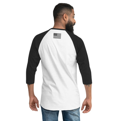 2Bdiscontinued. unisex 3/4 sleeve raglan shirt