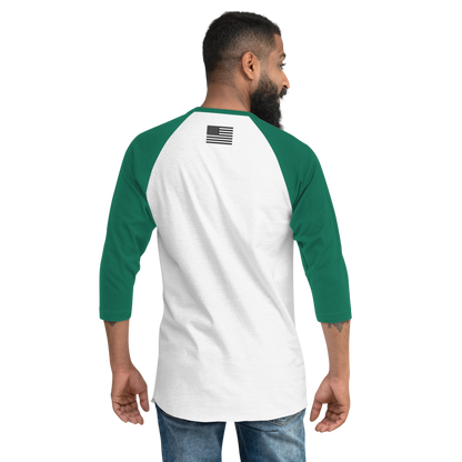 2Bdiscontinued. unisex 3/4 sleeve raglan shirt