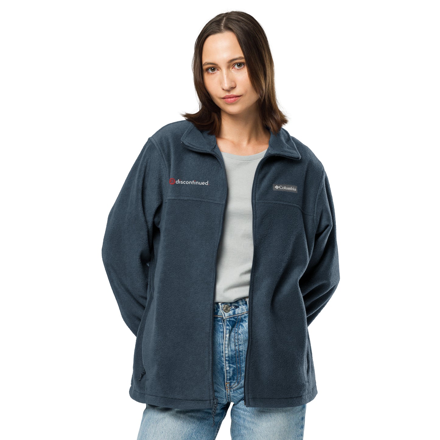 2Bdiscontinued. unisex columbia fleece jacket