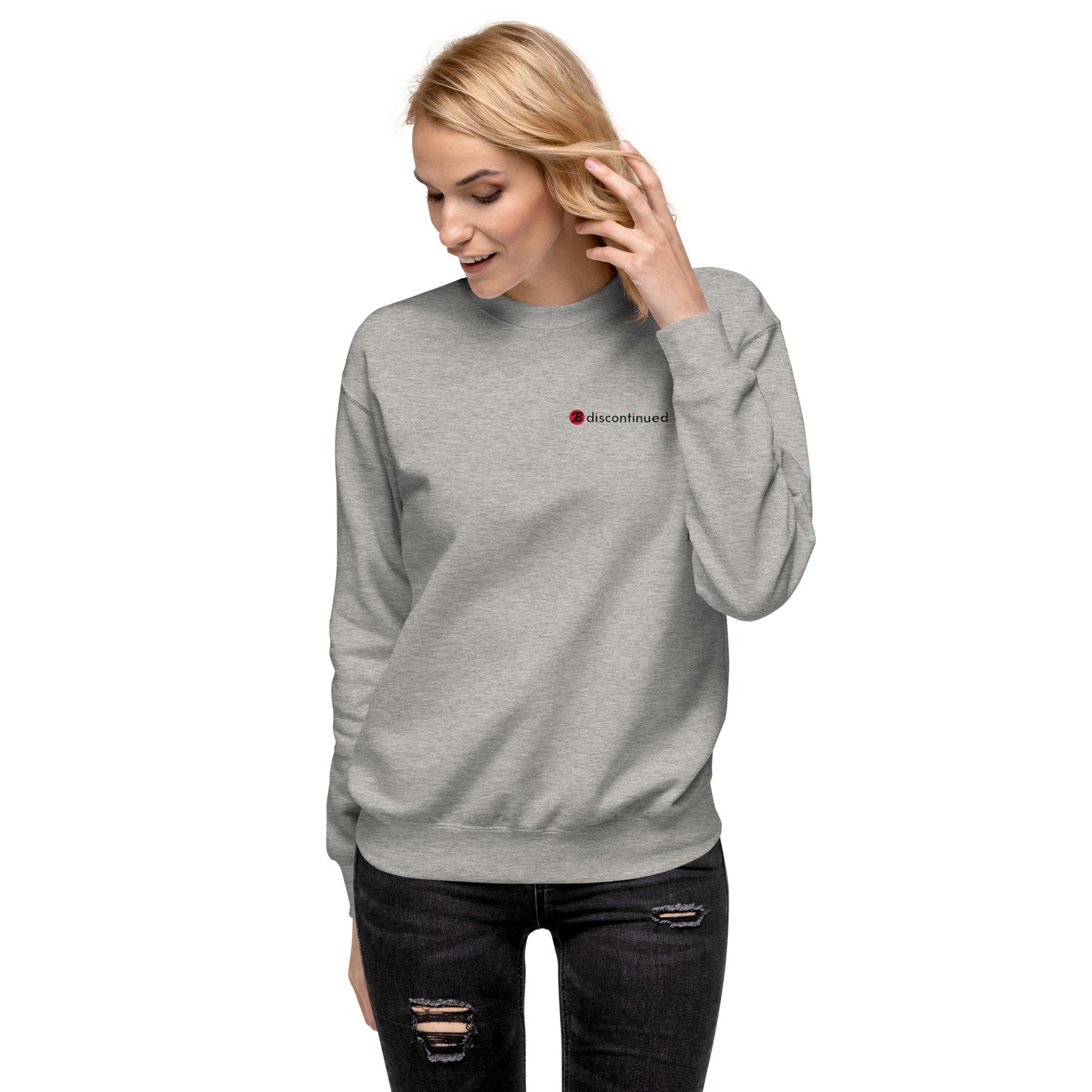 2Bdiscontinued. unisex premium sweatshirt lht