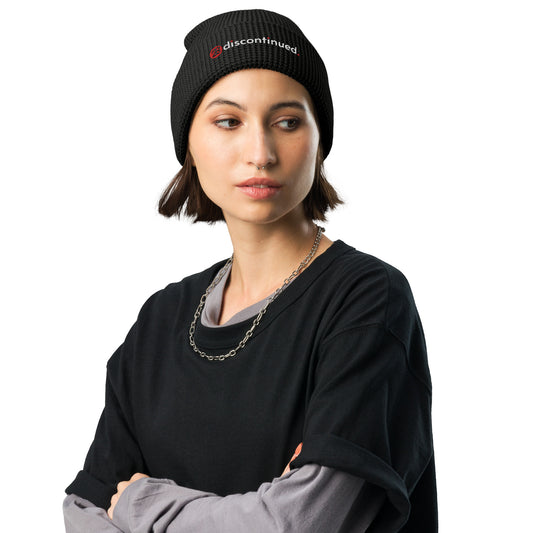 2Bdiscontinued. embroidered richardson waffle beanie dsc